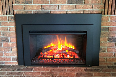 Gas Logs Installed By Chimney 1