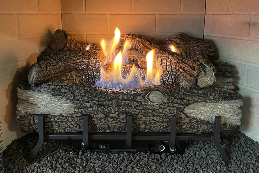 Gas Logs Installed By Chimney 1